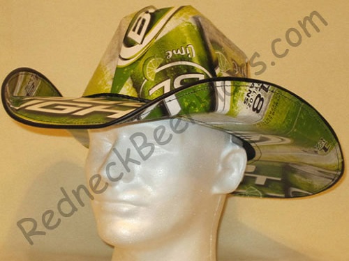 budweiser cardboard cowboy hat